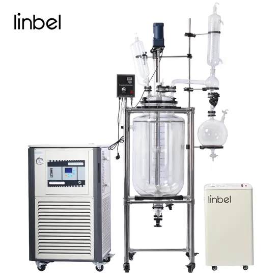 Lab Chemical Jacketed Glass Reactor 5L 10L 20L 50L100L 200L Double-Layer Glass Reactor Vessel with Heater Chiller