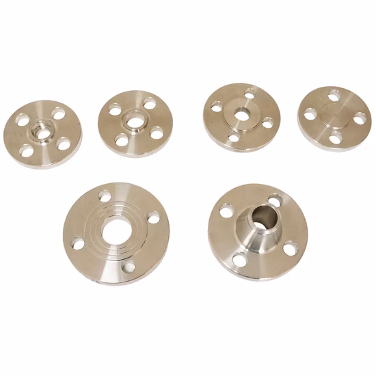 ANSI/DIN/GOST/En RF FF A105 304L 316L Weld Neck/Slip on/Blind Forged Steel Pipe Flange China Manufacturer