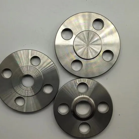 Flacher Schweißflansch aus Edelstahl En1902 Pn10