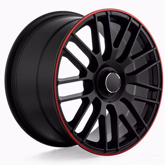 Schwarz 16 17 18 22 Zoll Chrom bearbeitet